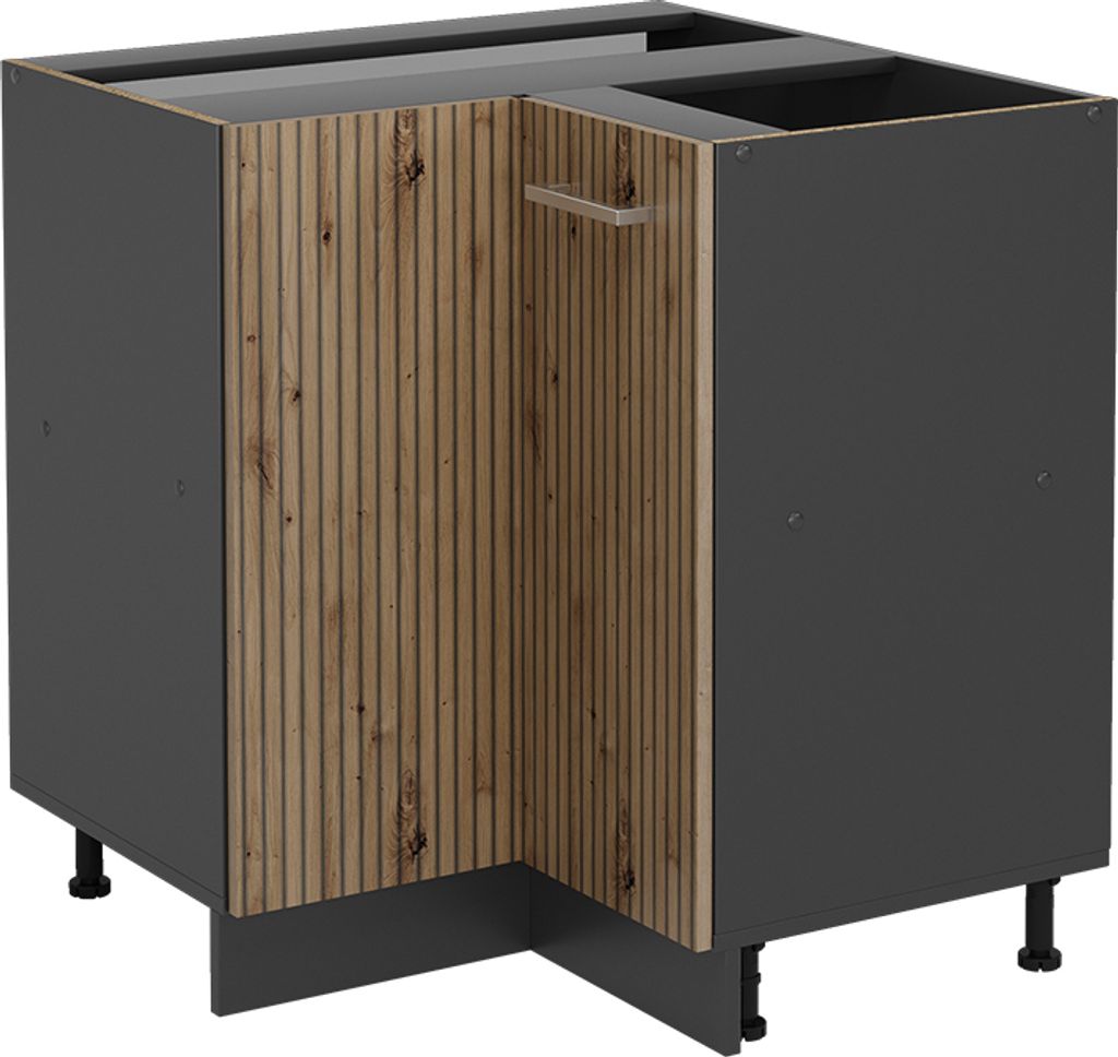 Meuble d'angle Vicco R-Line Chêne Artisan 75.6cm sans PT, Image du produit 