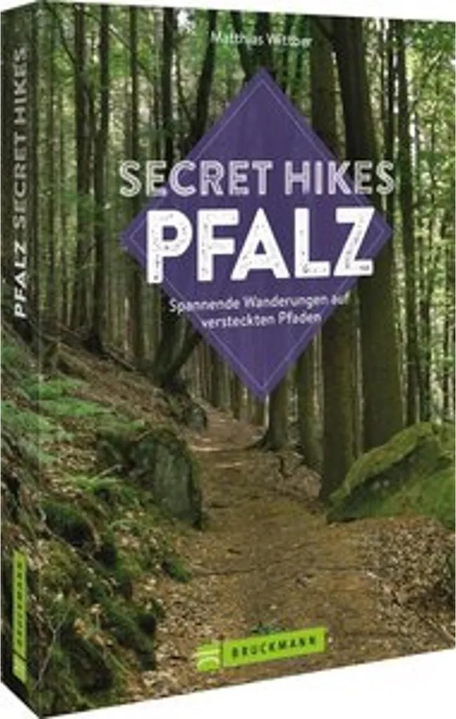 Secret Hikes Pfalz Guide Étanche avec Cartes GPS pour Randonneur