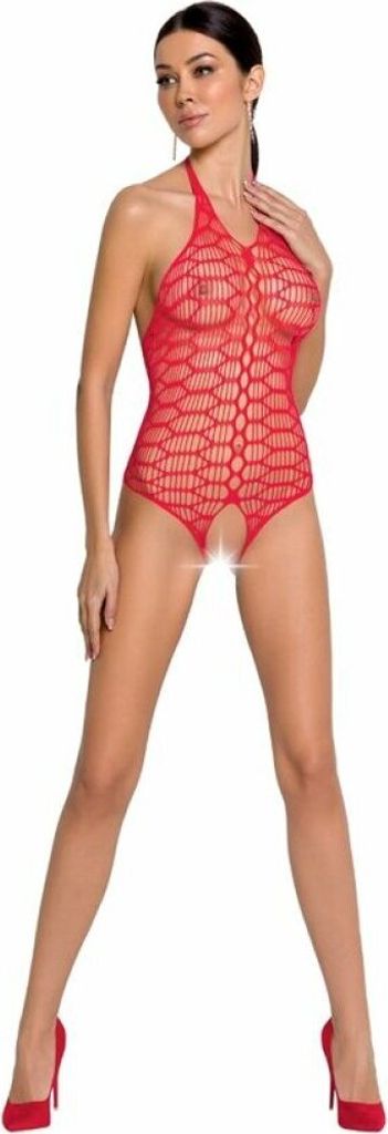 Passion - Woman Bs087 Roter Bodystocking, Eine Grösse Produktbild 