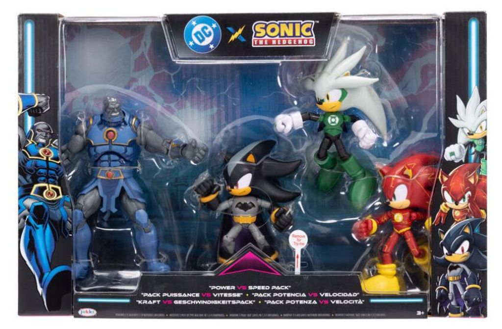 DC Comics Sonic The Hedgehog Set mit 4 Figuren, 12 cm