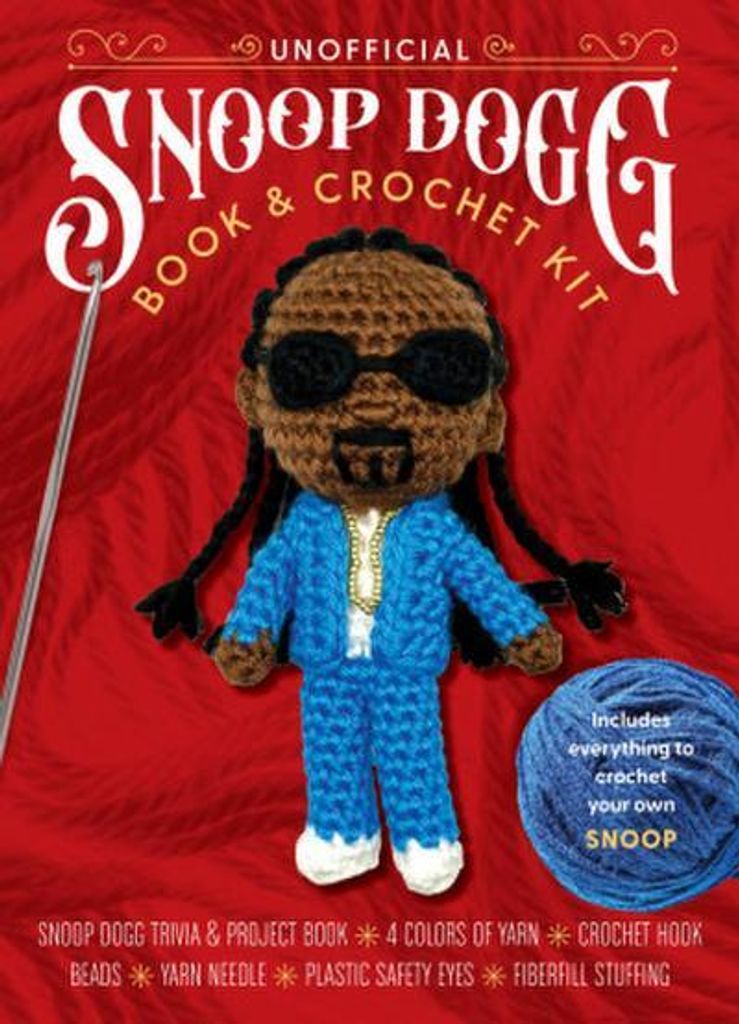 Unofficial Snoop Dogg Book and Crochet Kit Produktbild 