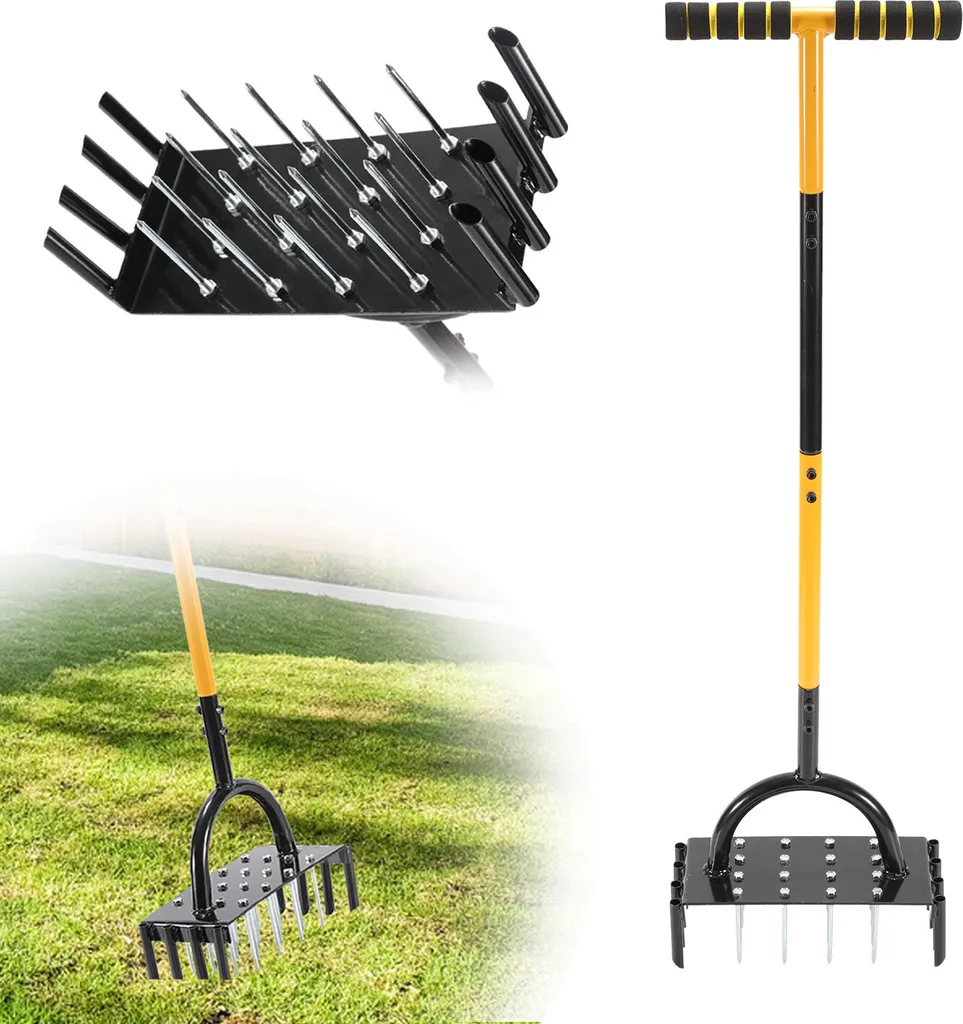 Hengda Aeratore Prato 2-in-1: Artiglio da Giardino per Terra e Erbacce - 8