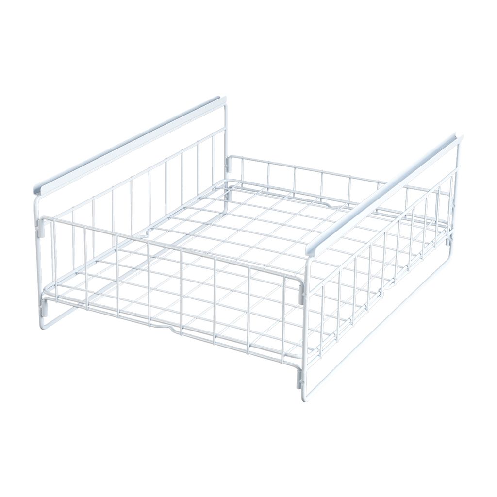 Küchenschubladen Ausziehbares Regal 33.5*43*51cm Weiß Produktbild 4