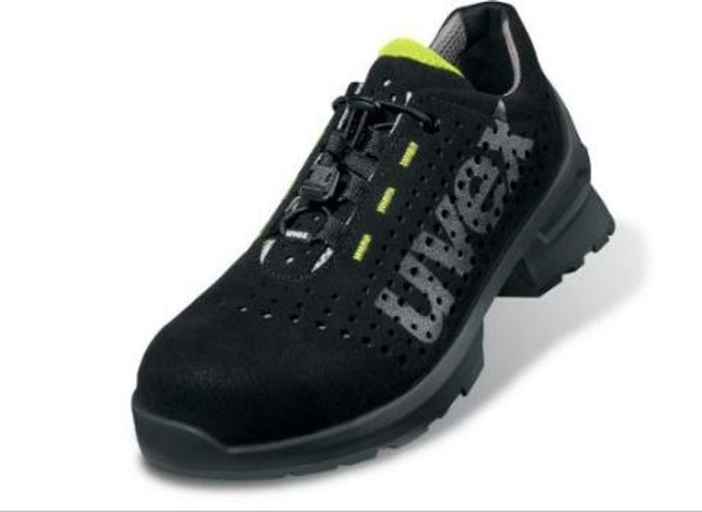 uvex 1 Sicherheitsschuh Halbschuhe S1, schwarz/gelb schwarz/gelb 46
