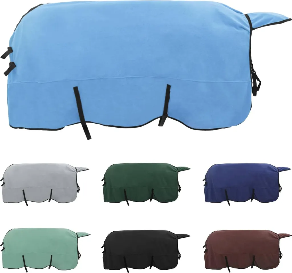 vidaXL Horse Rug Aqua Polyester - Specifiche Professionali