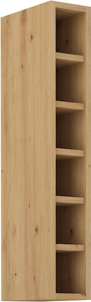 Hoher Oberschrank LAILI – Breite 15 cm, Eiche Artisan