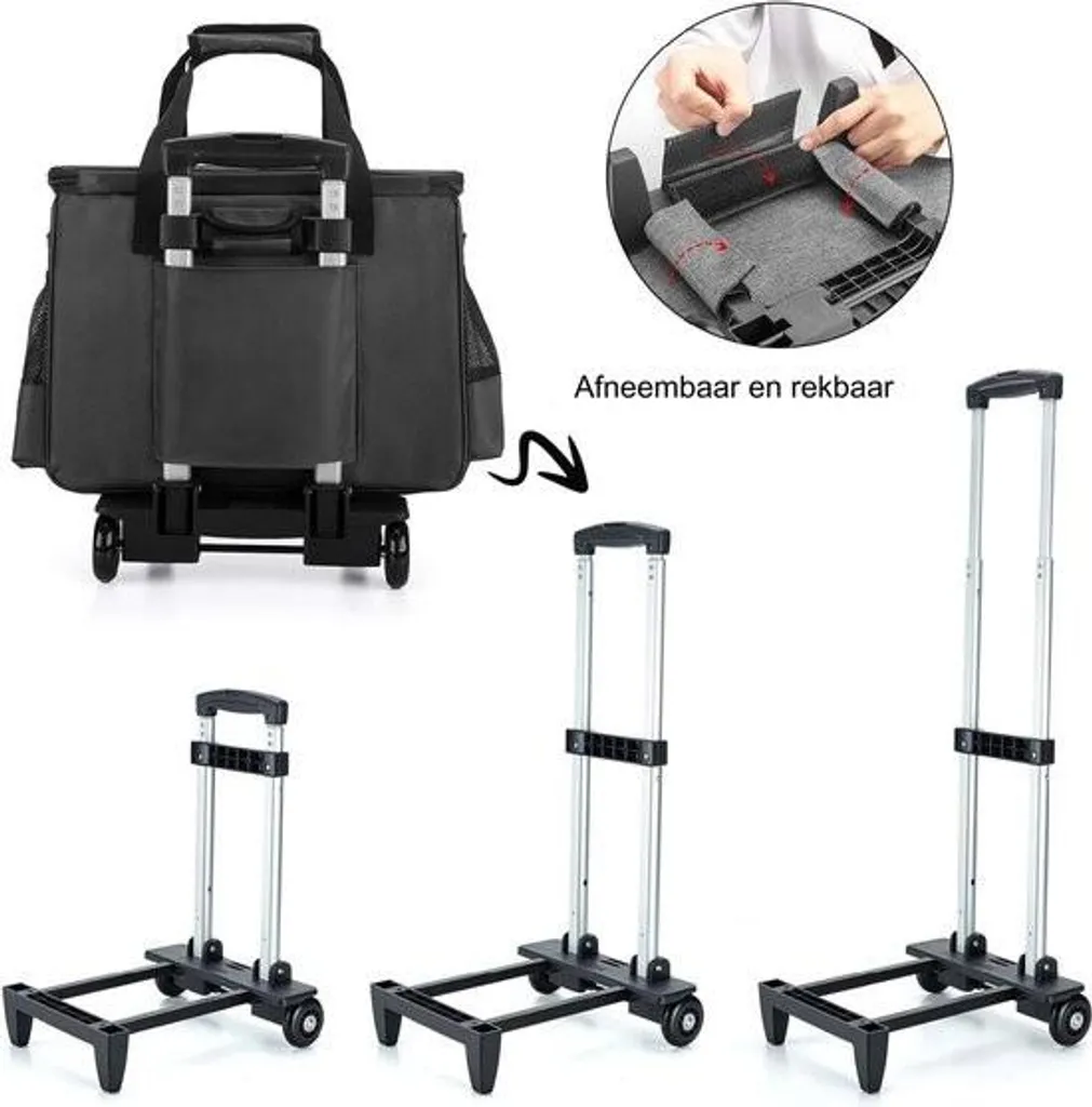 Sac machine à coudre avec roulettes et coussin de protection amovible - 5