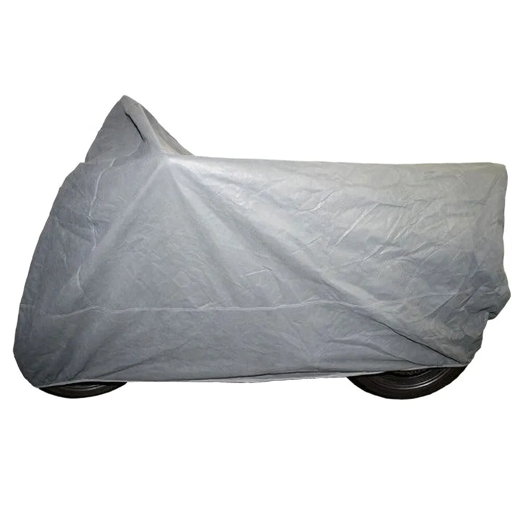Housse Moto XXL Hivernage Intérieur Grise pour Stockage Longue Durée