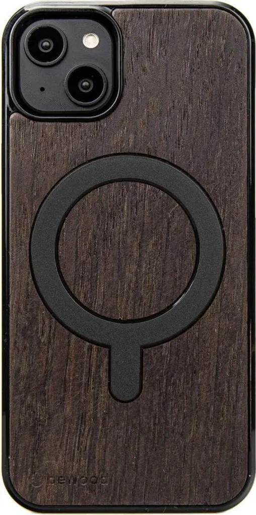Cover Bewood iPhone 15 Plus MagSafe Rovere Nero | Design Premium