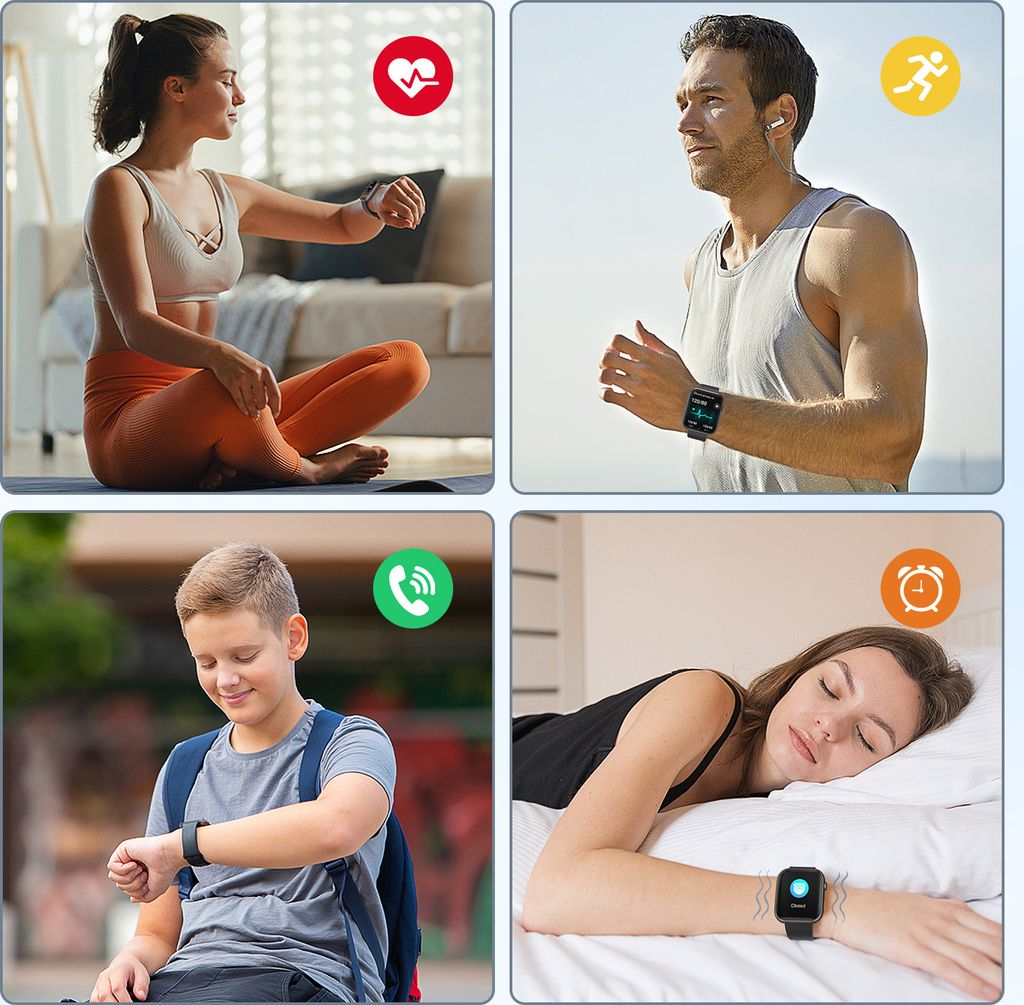 Smartwatch,Smartwatch Damen Herren,1.96"HD Fitness Tracker Produktbild 7