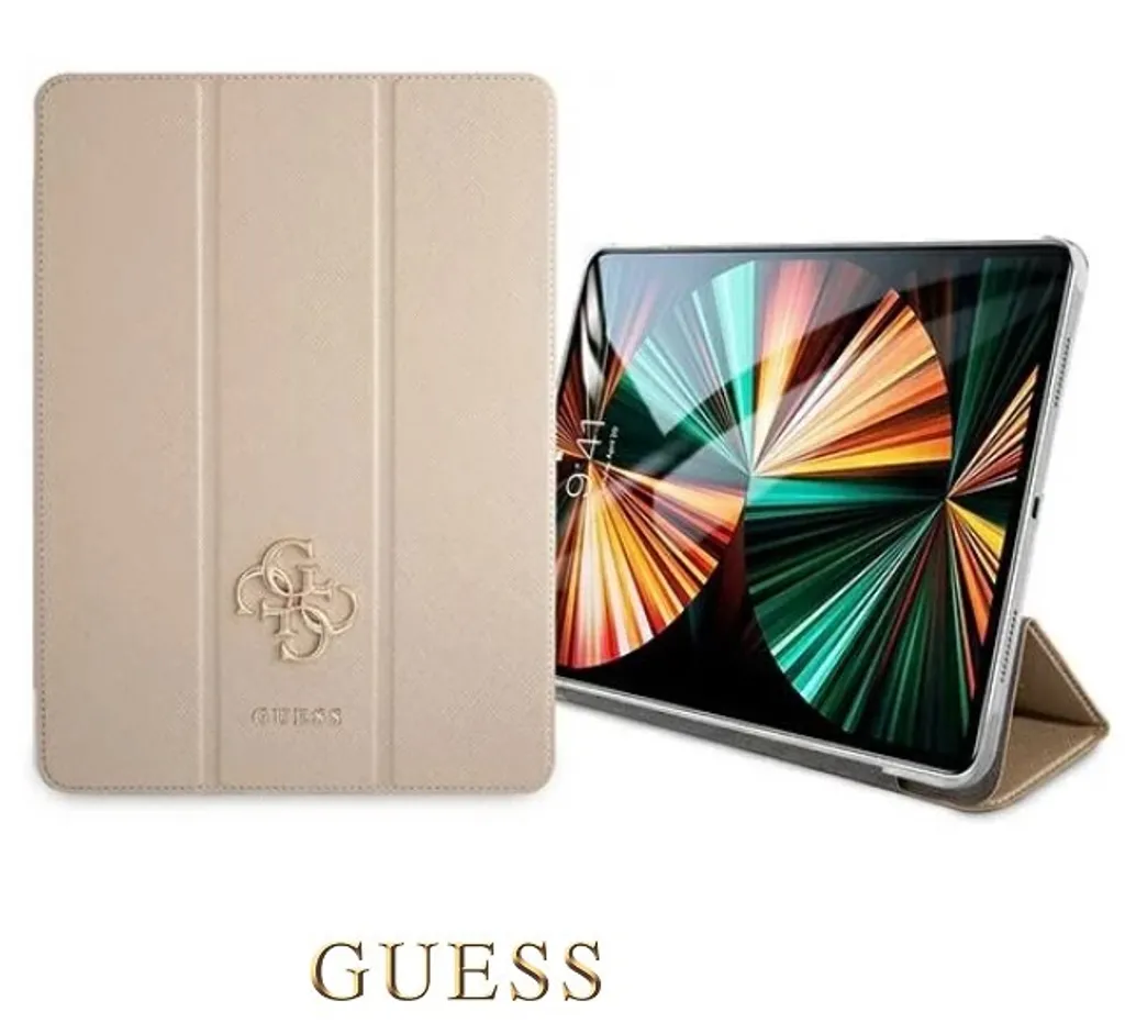 Guess Saffiano Gold Case iPad 12.9 2021 - Must-Have Glamour - 14