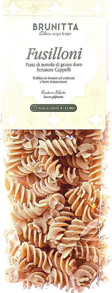Brunitta Fusilloni Senatore Cappelli – Italienische Hartweizenpasta aus Salento, bronzegezogen, langsam getrocknet – 6 x 500 g