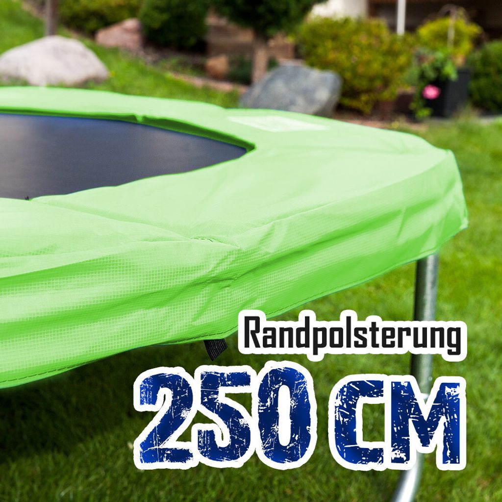 Trampolin-King Randabdeckung für 250cm Trampolin Hellgrün Produktbild 