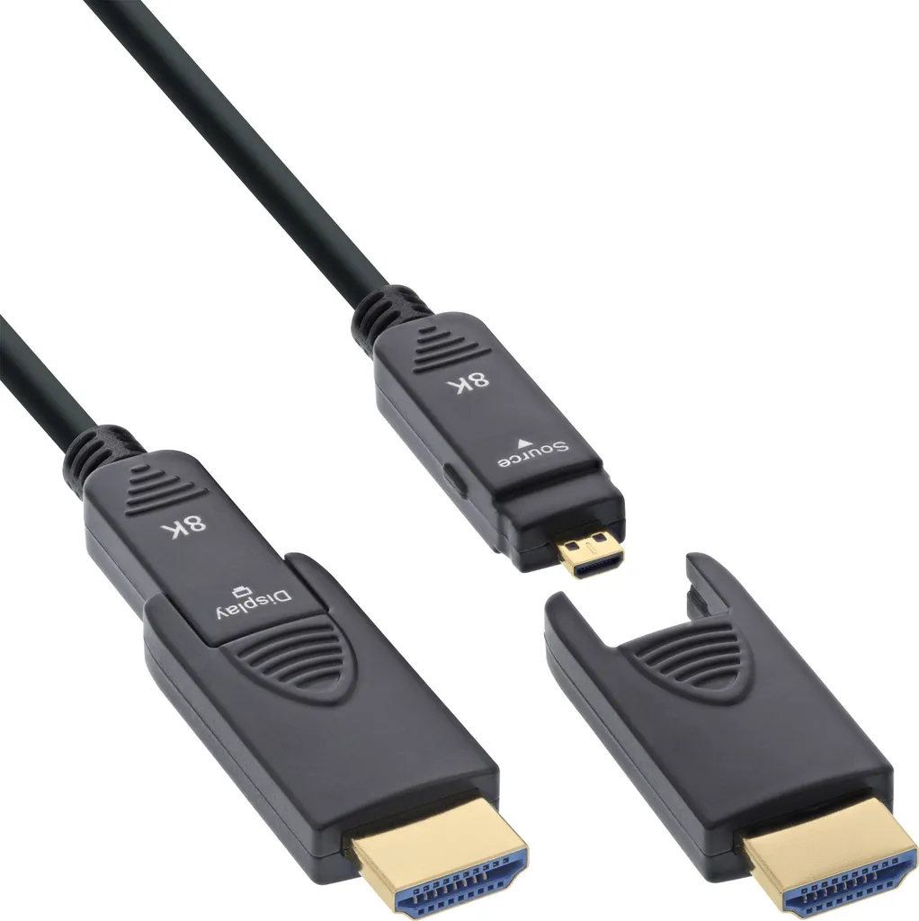 Cavo InLine HDMI AOC 2.1 8K 15m Staccabile - Soluzione Canalina Professionale