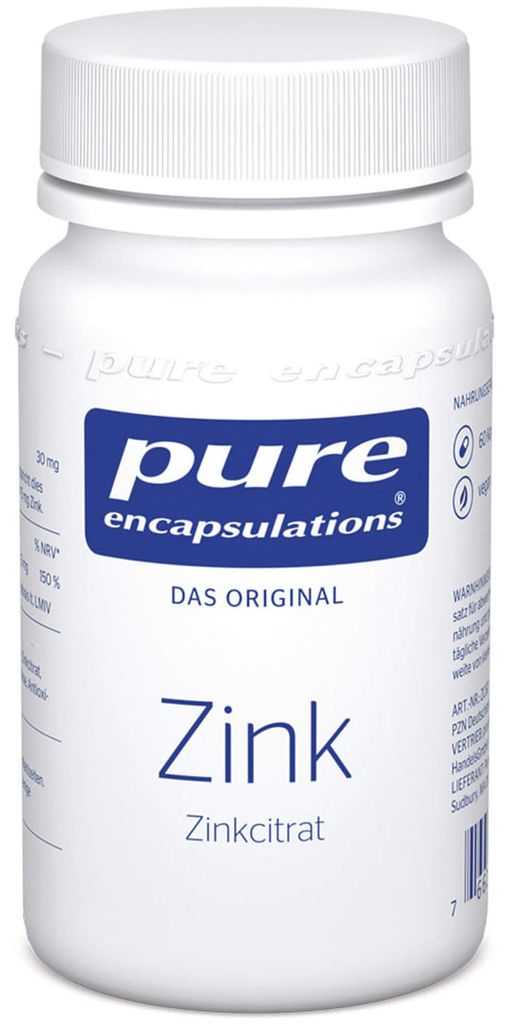 Pure Encapsulations Zinc Zinc Citrate Capsules 60 kapslí Obrázek produktu 