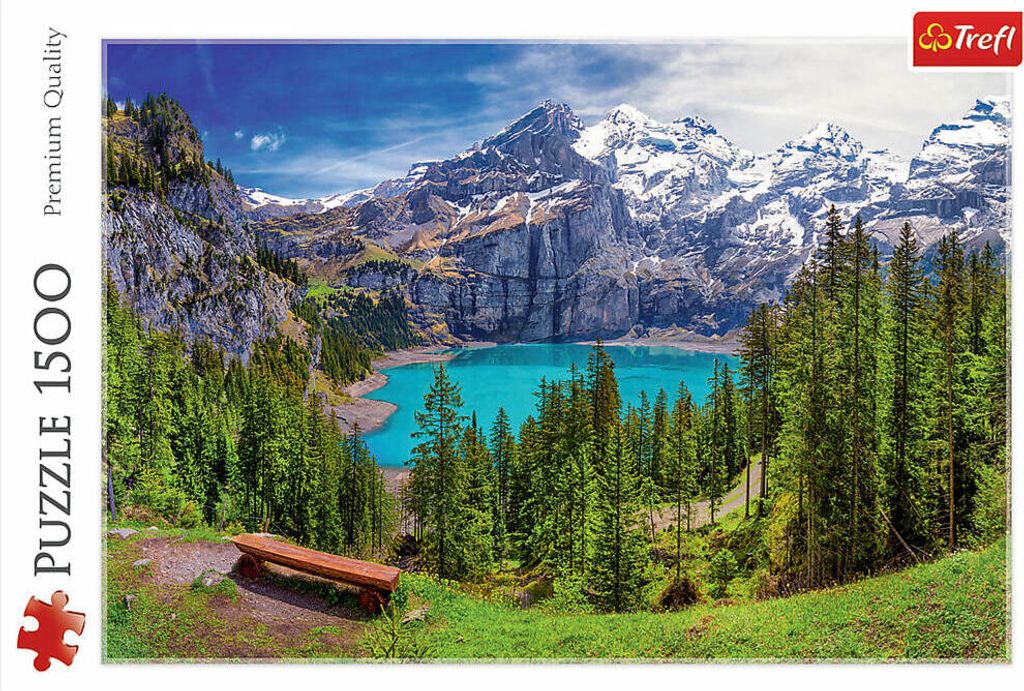Puzzle 1500 Jezioro Oeschinen Alpy Szwajcari 26166