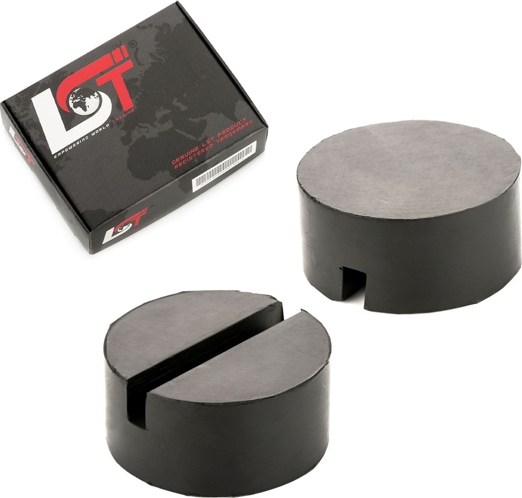 2x AWagenheberaufnahme 75x35 Gummiblock für AUDI für PORSCHE