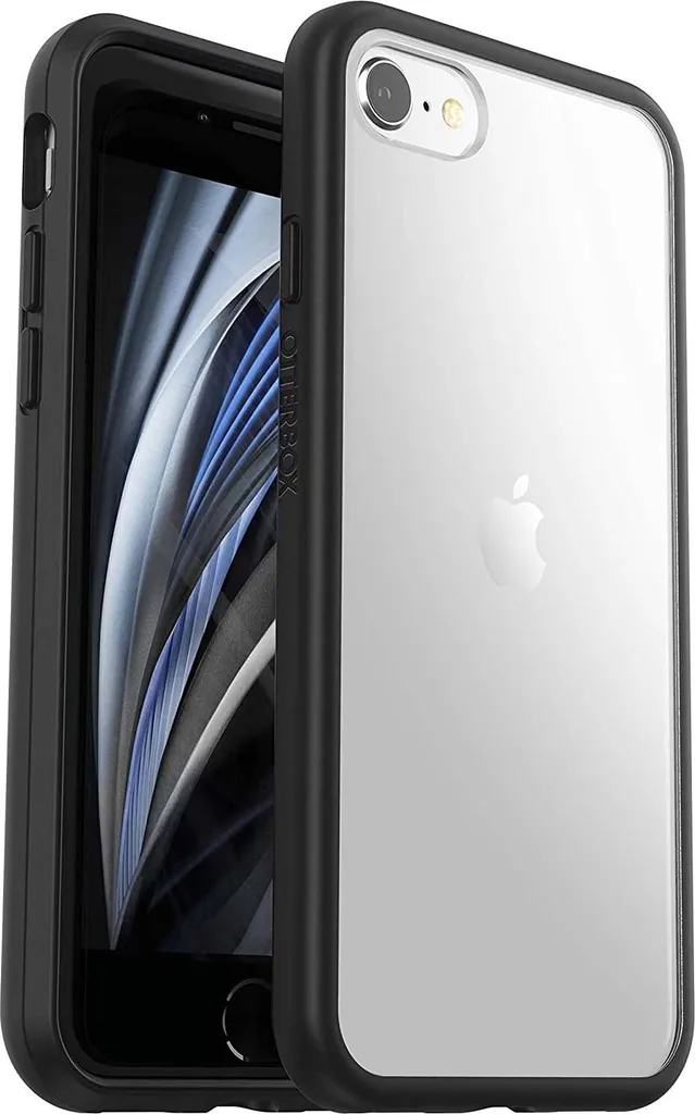 Housse de protection OtterBox React Apple transparente et noire - 2