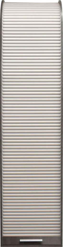 Jalousieschrank Eadi 46 x 44 x 192 Rollladenschrank Graphit/Weiß 15121
