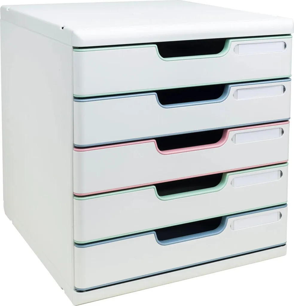 Organiseur de documents A4 Exacompta Modulo 5 tiroirs pour le bureau
