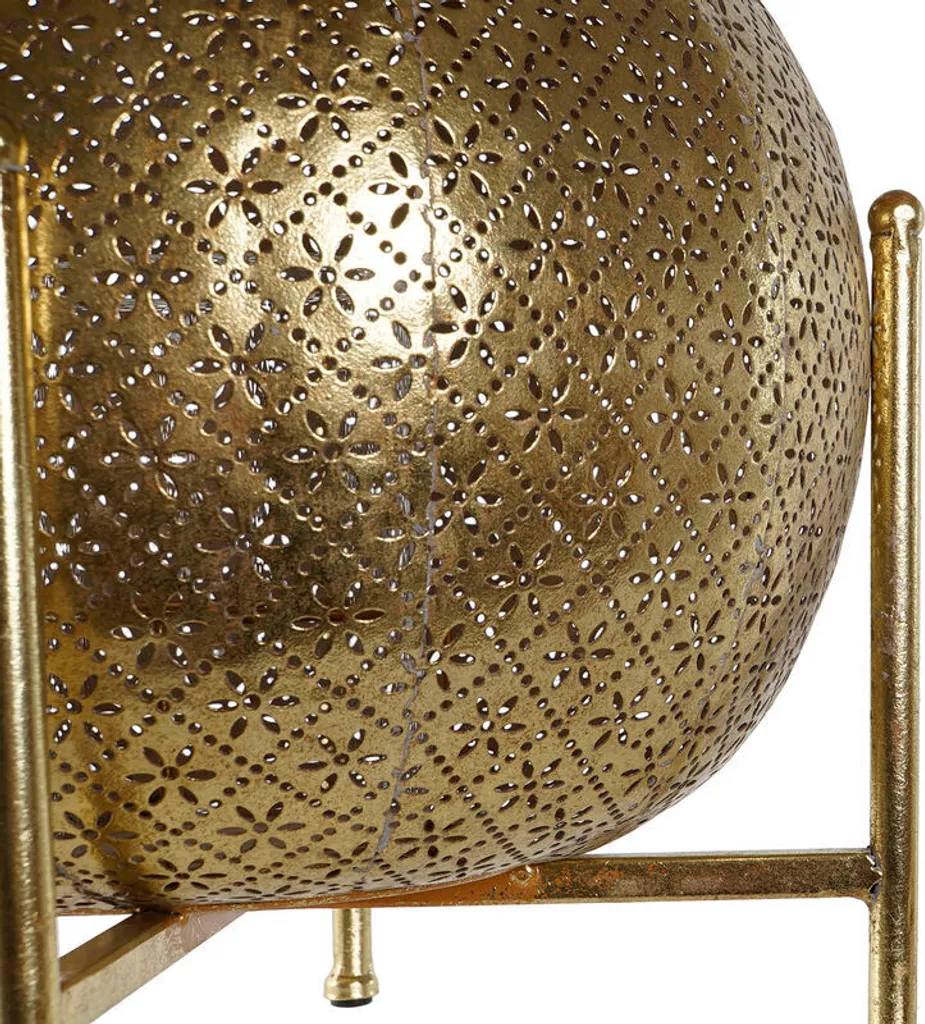 Chandelier Centre de Table Or et Cristal Home ESPRIT Design Chic 29cm