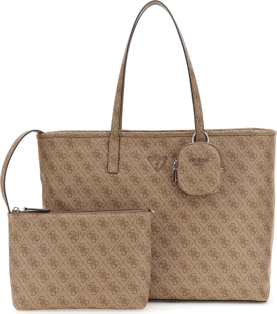 Cabas GUESS Power Play II en Simili Cuir Logo Lait avec Rangement Tech
