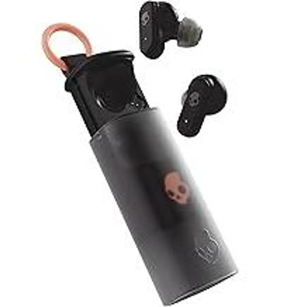 Cuffie wireless intrauricolari Skullcandy Dime Evo, 36 ore di autonomia, microfono, compatibili con iPhone, Android e dispositivi Bluetooth - True Black