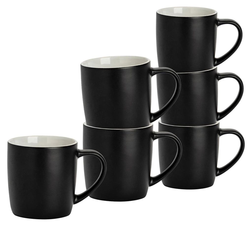 Argon Ta Kaffeetassen in matten Farben – 350 ml – Schwarz – Produktbild 