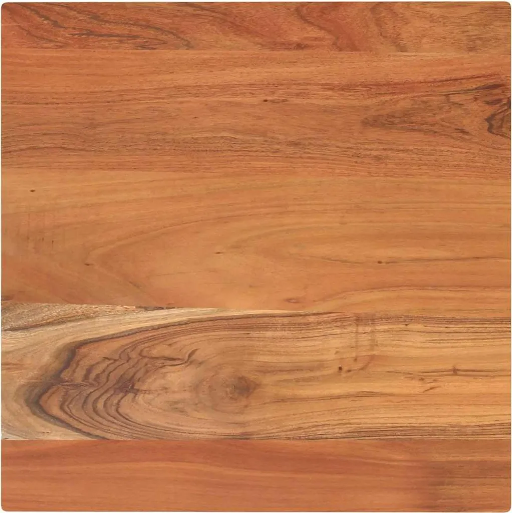 Plateau de table pour petit espace 50x50 cm acacia massif vidaXL DIY