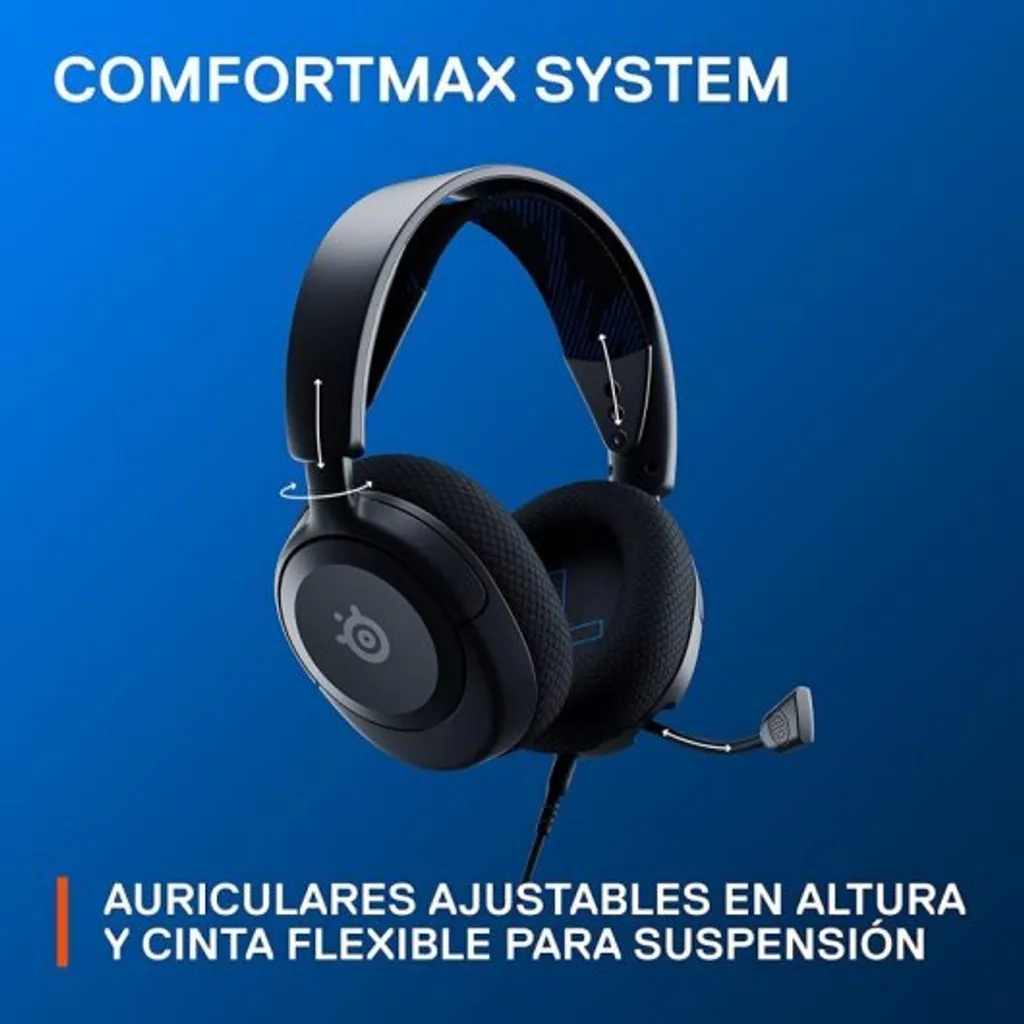 Cuffie Steelseries Arctis Nova 1P Black - Stile e Audio Spaziale - 16