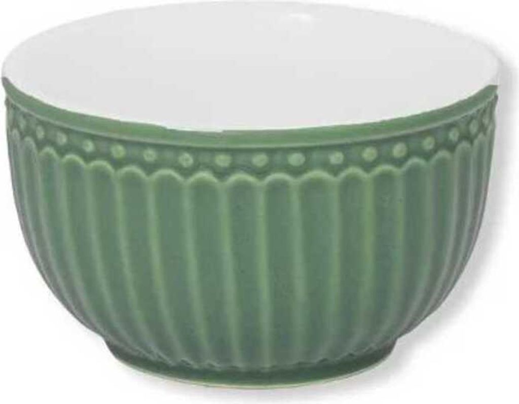 Greengate Alice Mini Bowl dusty green 8,5cm