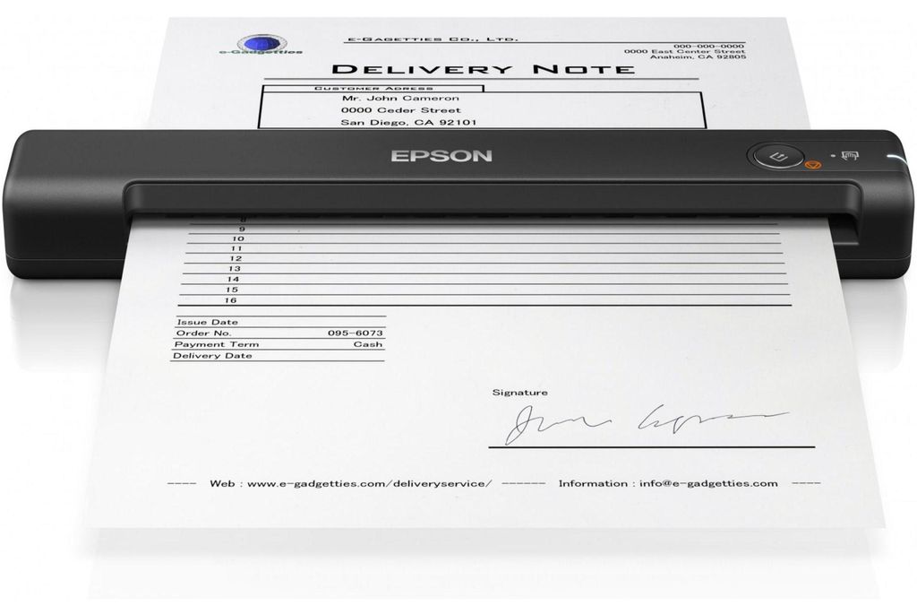 Tragbarer Scanner Epson WorkForce ES-50 600 dpi USB 2.0 Schwarz