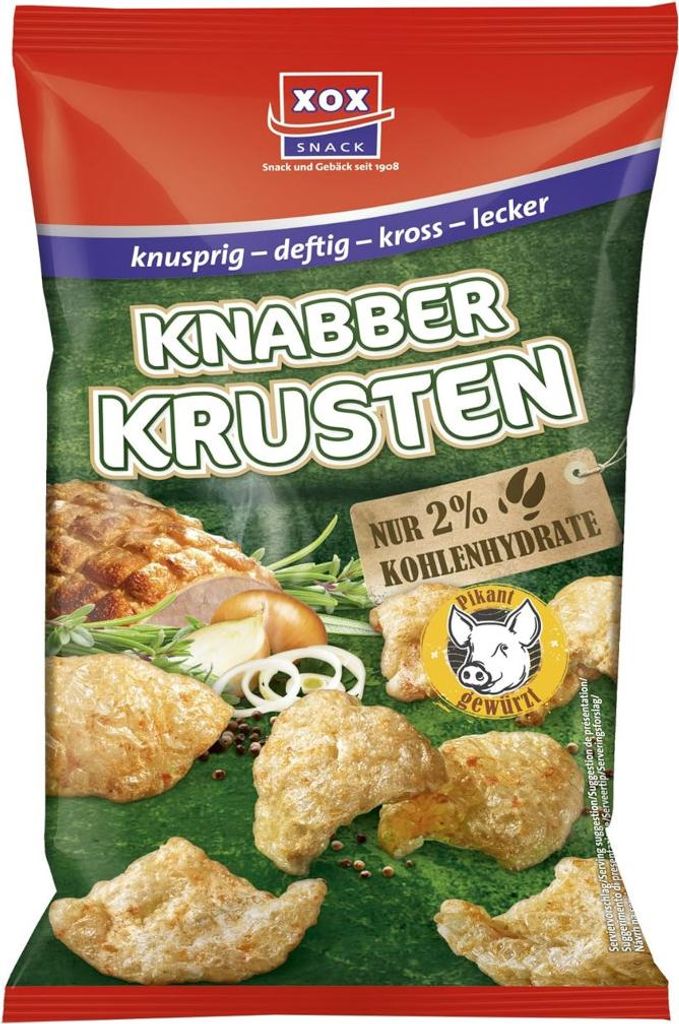 XOX chrupiące skórki wieprzowe smażone w głębokim tłuszczu Zdjęcie produktu 