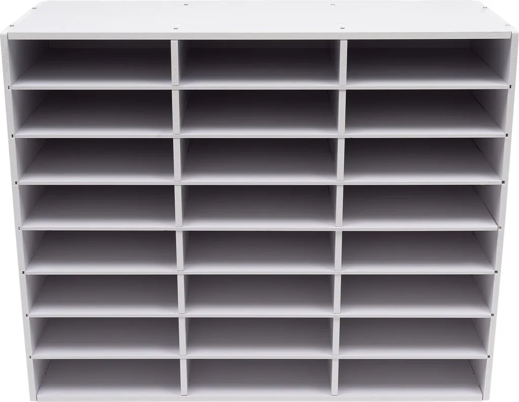Boîte de rangement à 24 cases blanches pour trier vos accessoires DIY