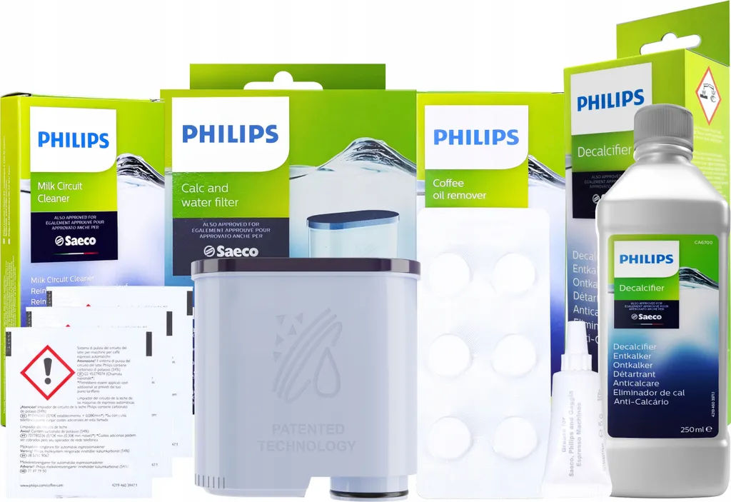 Kit de nettoyage complet Philips Saeco pour robot café et espresso