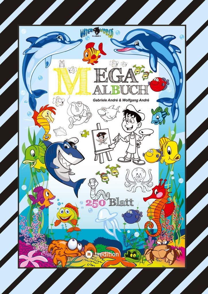 Xxl Mega Malbuch - Summertime - Ferienspass - Wasserwelt - Lustige Motive - Sommerpause - Holiday - Reisen