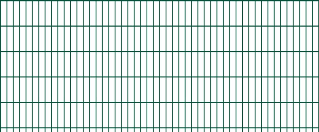 Doppelstabmattenzaun Goliath 8/6/8 mm - Ausführung: grün beschichtet, Höhe: 103 cm, Länge: 251 cm