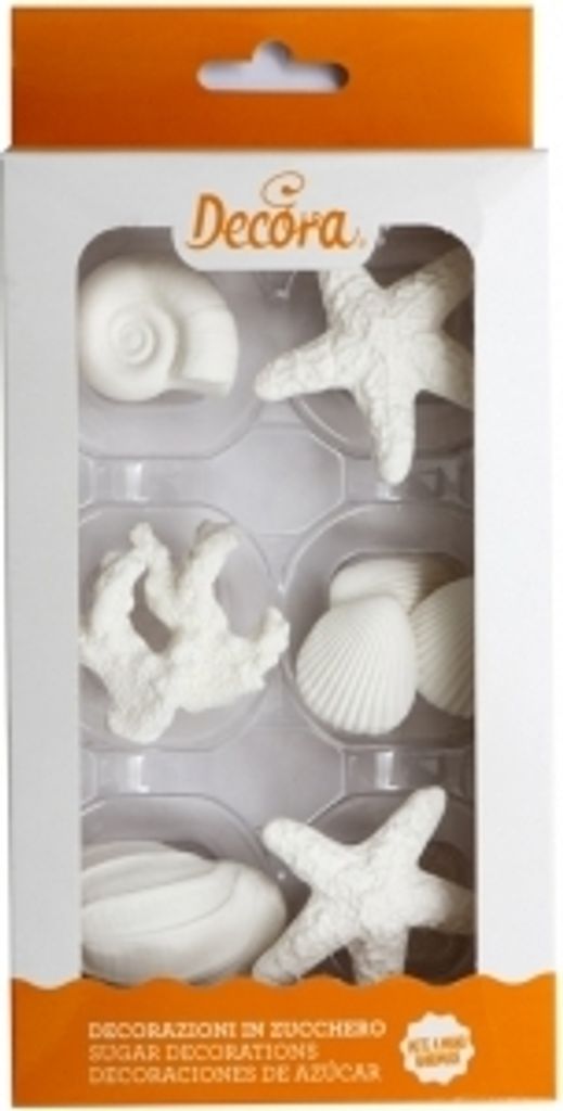 Zuckerdekoration für Seekuchen 6 Stk