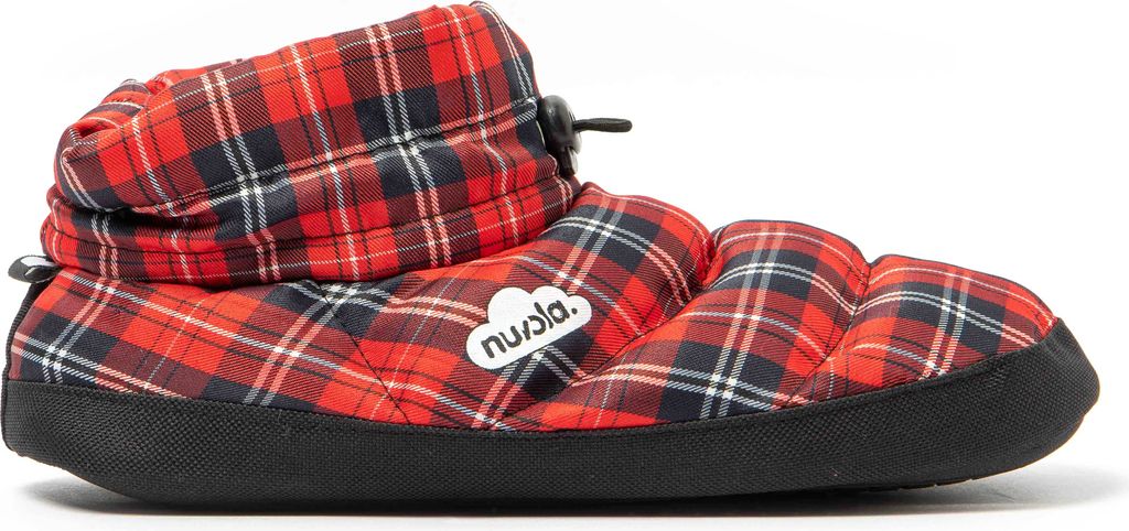 NUVOLA. Hausschuhe Herren Damen rutschfester Sohle warm gepolstert bequem rot 34/35 EU - UNBHGSCOT