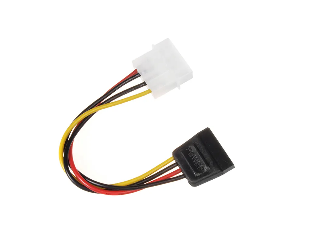Adattatore Stromkabel Molex 4 pin a SATA 15 pin | 15 cm Alta Qualità