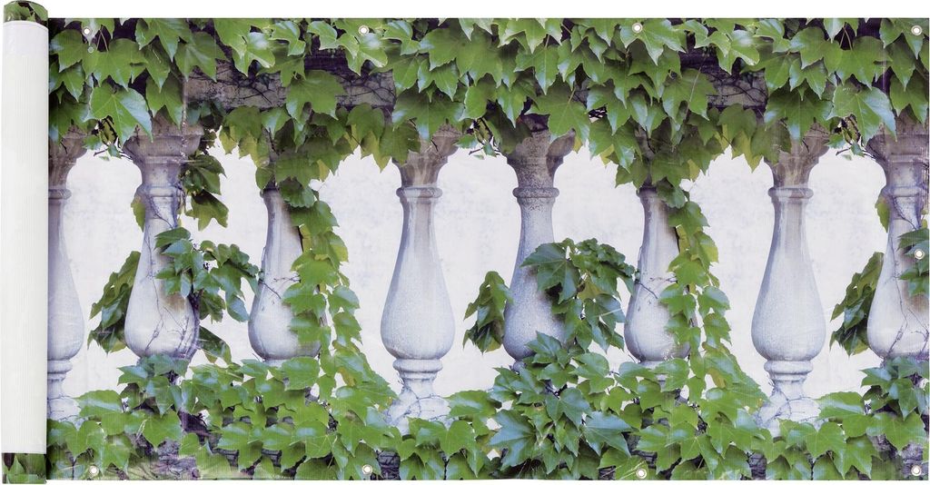 WENKO Balkon-Sichtschutz BT 85x500 cm bunt Produktbild 