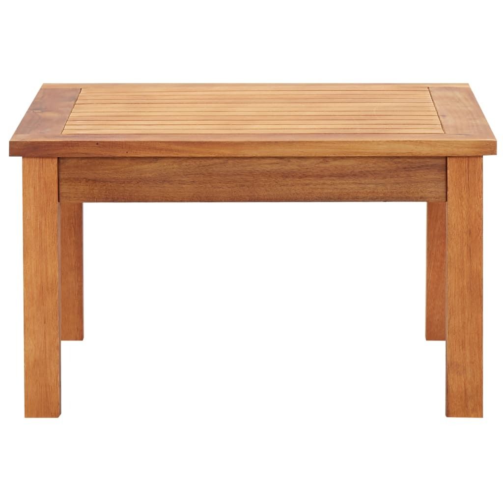 A wooden coffee table on a white background.