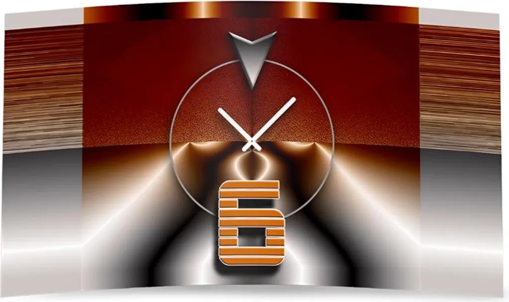 DIXTIME 3D-0328: Orologio da Parete Astratto - Idea Regalo Design