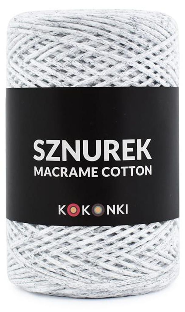 Baumwoll-Macramee-Garn Kokonki, 2mm, 200m Rolle, ideal für Produktbild 