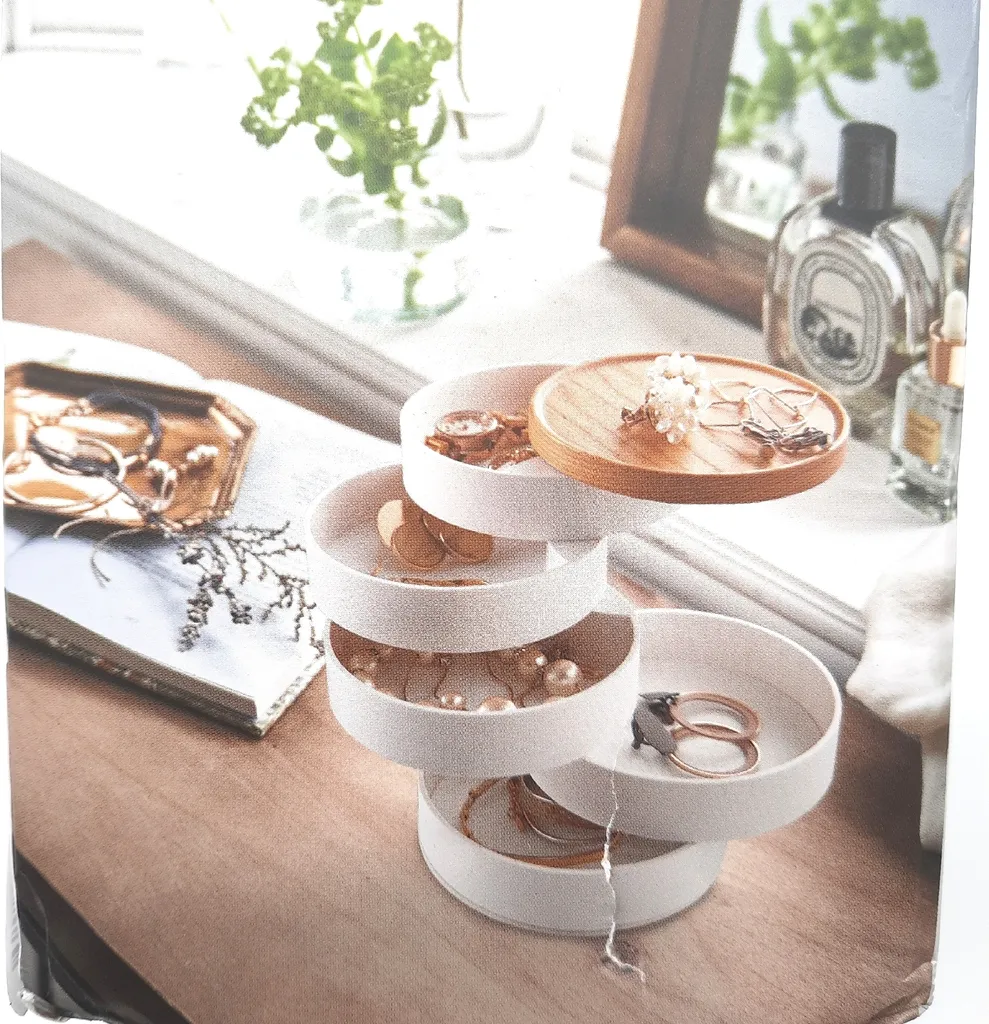 Boîte de Rangement Design Minimaliste Yamazaki Tosca en Bois et Acier