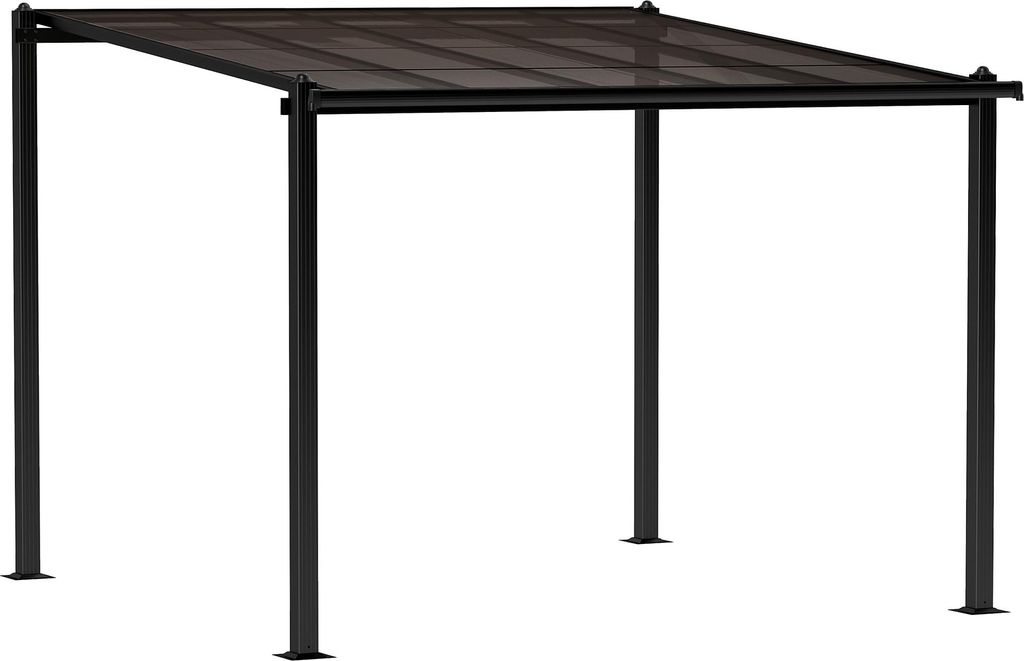 Outsunny Pergola jardin extérieur en aluminium 3 x 3 m Image du produit 