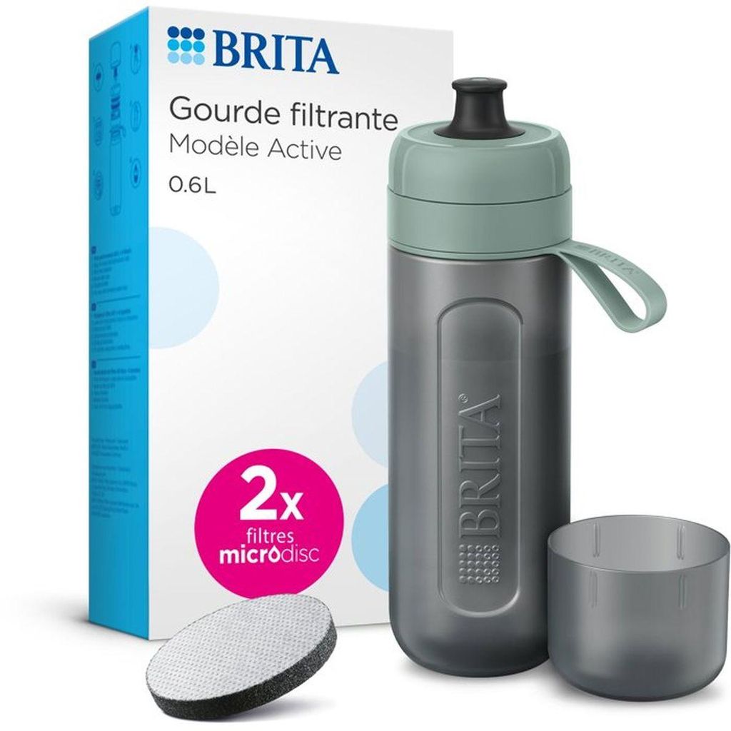 Active filter bottle 0.6l + 2 microdiscs included Brita Immagine del prodotto 