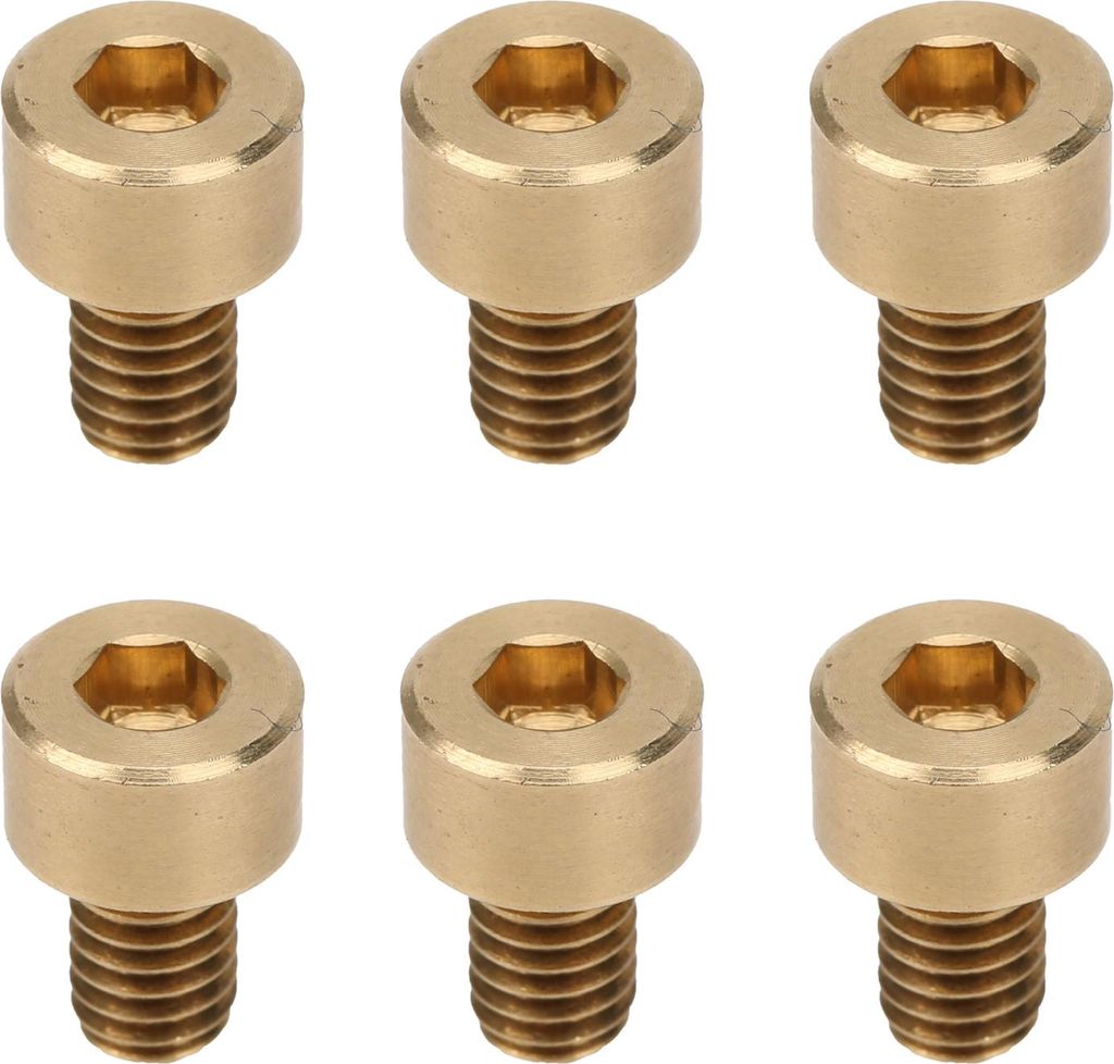 50 Stück Sechskantschrauben, Kupferbefestigungselemente, Hardware-Werkzeuge, Industriebedarf M4M4x6