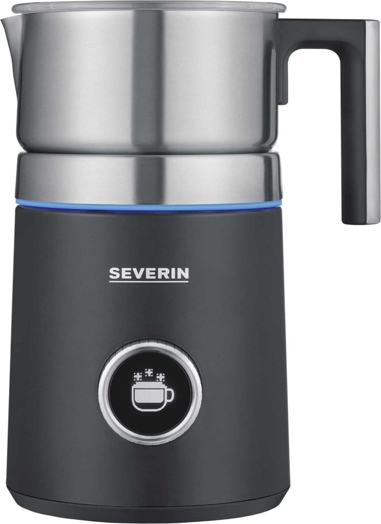 A Severin brand milk frother is shown against a white background.