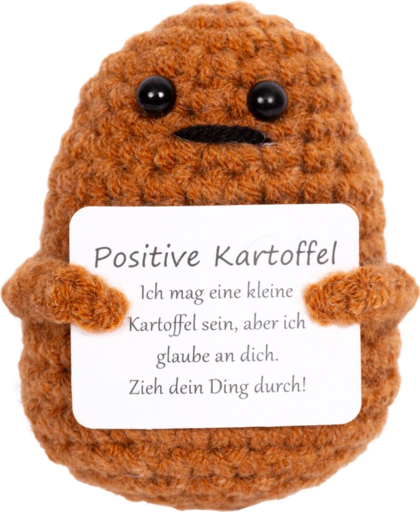 Handgemachte Positive Potato Kuscheltier Puppe - Deko Produktbild 